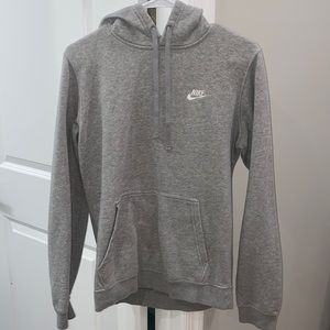 Women’s grey Nike hoodie